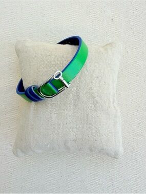 *Single Leather Reversible Band Bracelet* KEEP COLLECTIVE Retired *NIP* Green